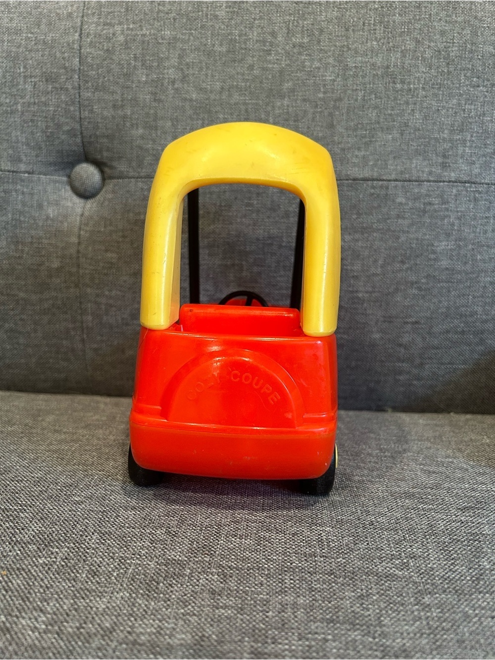 Vintage Little Tikes Cozy Coupe 6” Dollhouse Size Kids Mini Car Toy - Picture 4 of 9